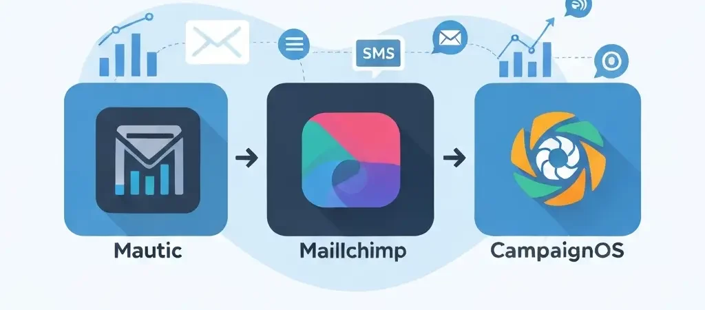 Mautic vs Mailchimp vs CampaignOS: Which Marketing Platform Wins in 2026?